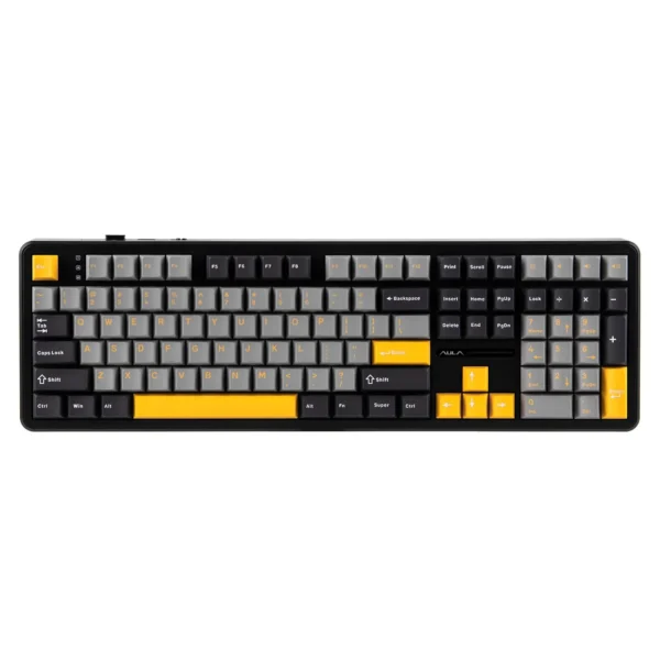 F99 Wireless Mechanical Keyboard,Tri-Mode BT5.0/2.4GHz/USB-C Hot Swappable Custom Keyboard,Pre-lubed Linear Switches,RGB Backlit Computer Gaming Keyboards for PC/Tablet/PS/Xbox