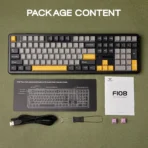 F99 Wireless Mechanical Keyboard,Tri-Mode BT5.0/2.4GHz/USB-C Hot Swappable Custom Keyboard,Pre-lubed Linear Switches,RGB Backlit Computer Gaming Keyboards for PC/Tablet/PS/Xbox - Image 2