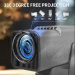 HY320 Portable Projector BT5.0 Android 11 WiFi6 Movie Projector Cinema Outdoor180° Flip Android TV BOX LCD Ultra HD Living mobile phone screen Projection - Image 3